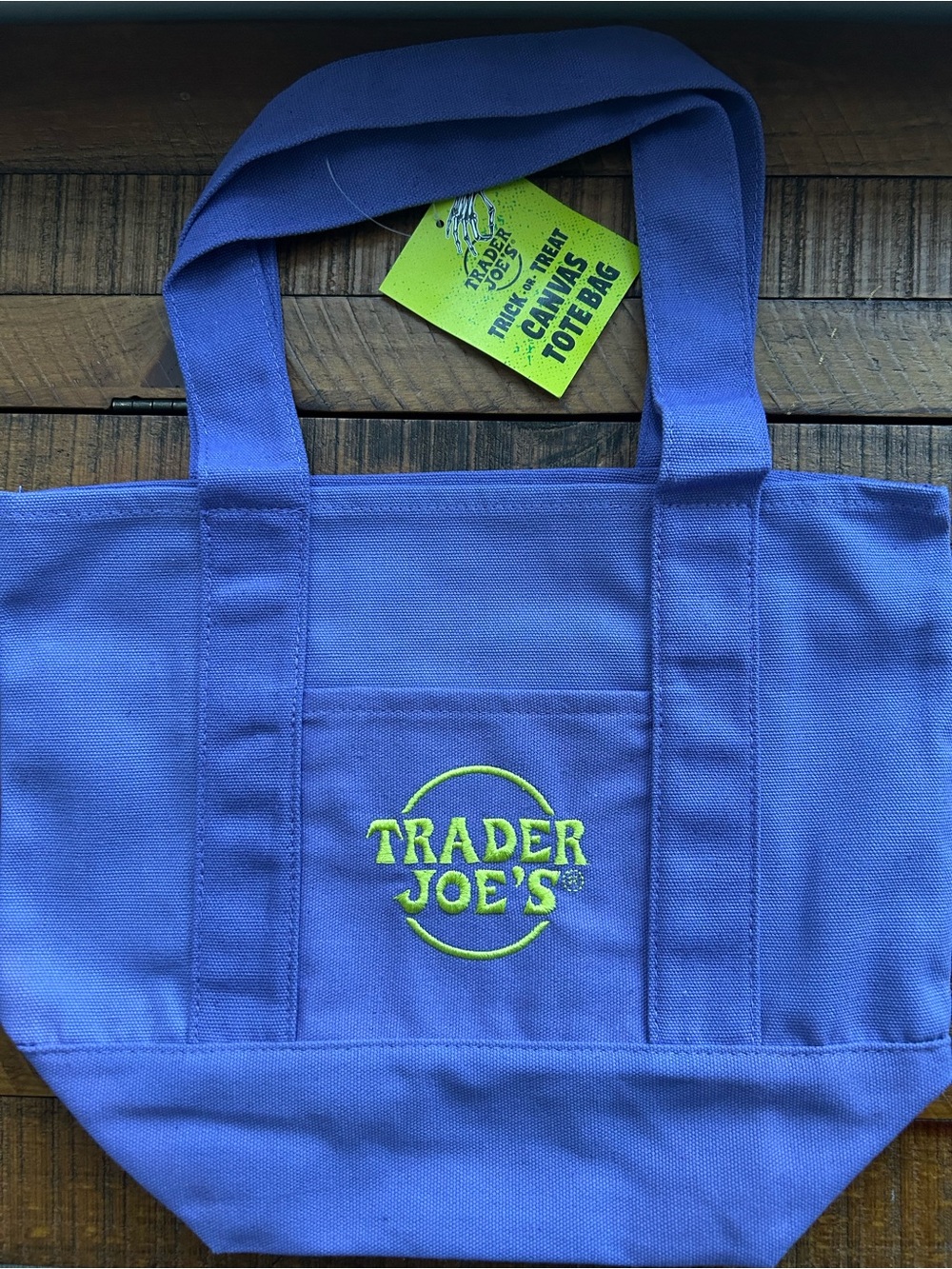 Trader Joe's limited edition trick or treat canvas tote bag